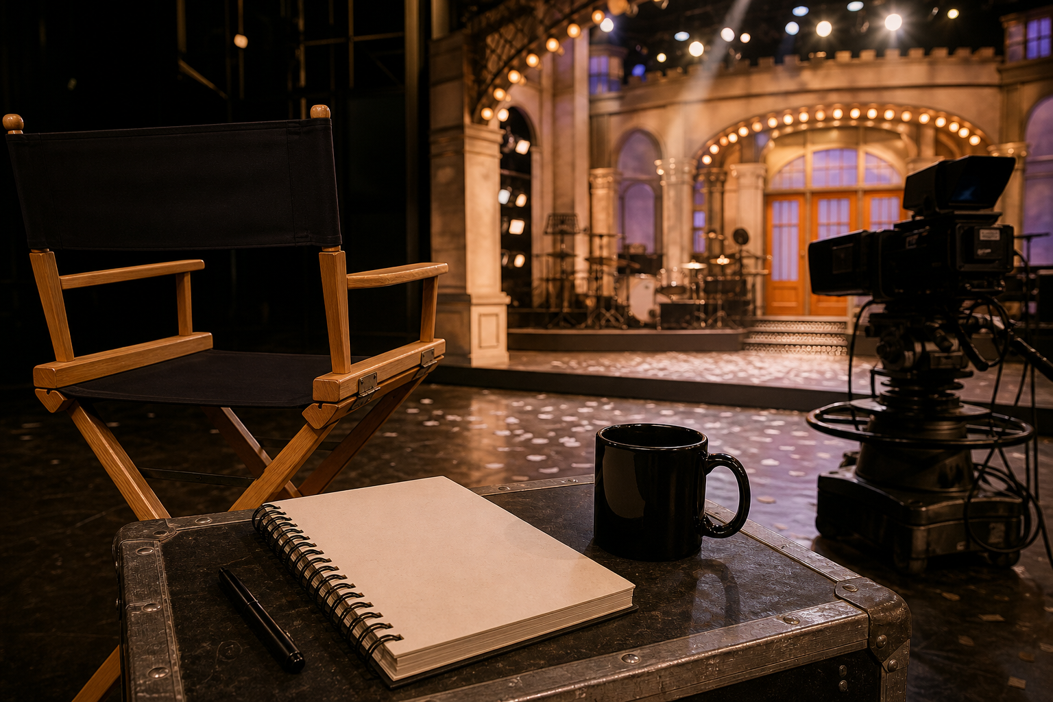 Topic-specific editorial illustration for When is the SNL’ season finale
